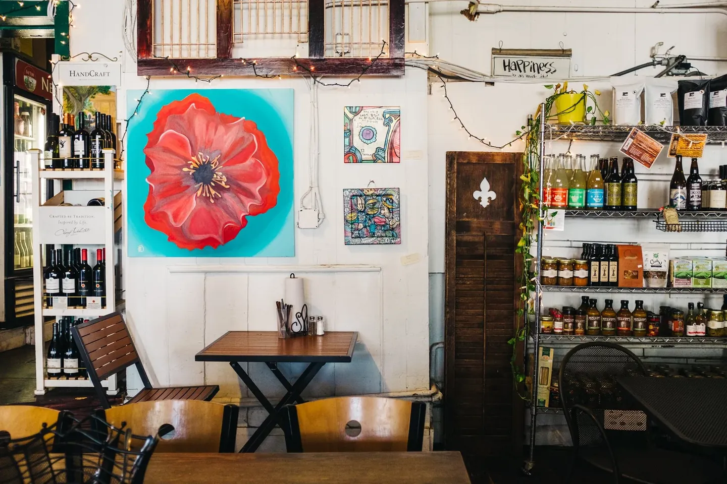 Coffee in a cafe