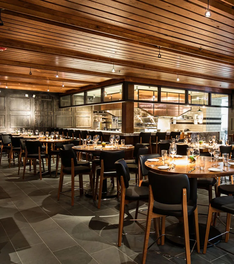 The Establishment dining room