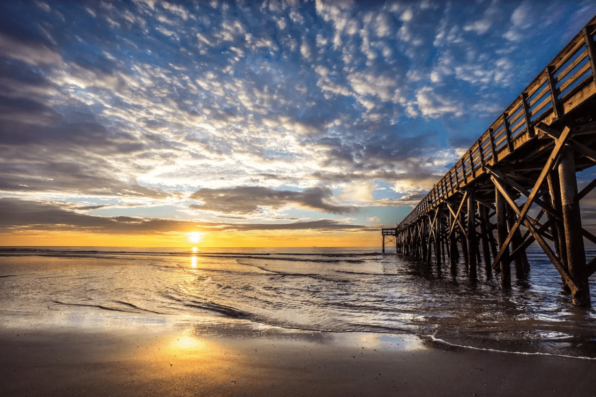 Charleston sea wall